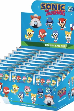 SONIC - Series 6 - 3D Foam Bag Clip (Display 24 Pcs) Tijdelijk Beschikbaar