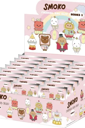 SMOKO - Series 2 - 3D Foam Bag Clip (Display 24 Pcs) Fabrieksprijs