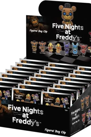 FIVE NIGHTS AT FREDDY'S - Series 1 - 3D Foam Bag Clip (Display 24 Pcs) Meest Verkocht
