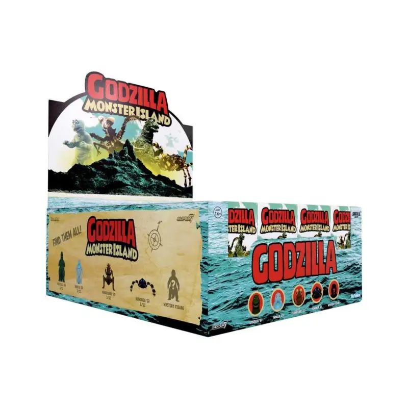 Godzilla Toho (Monster Island) figure Wave 13 Blind Box Display (12) Flitsaanbieding
