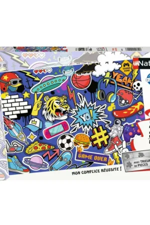 Puzzle Stickers & Graffiti (250 pcs) Uitverkoop