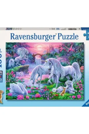 Puzzle Eenhoorns bij zonsondergang (150 pcs) Laatste Kans