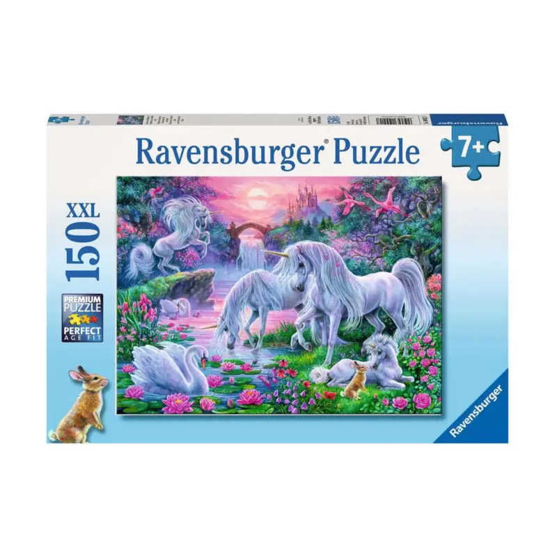 Puzzle Eenhoorns bij zonsondergang (150 pcs) Laatste Kans