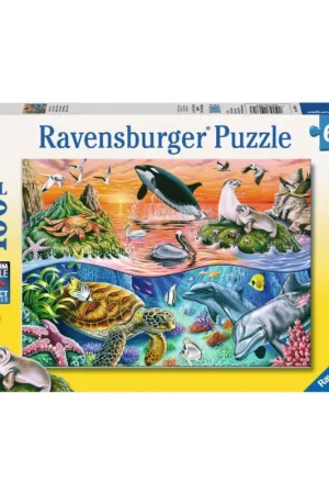 Puzzle De kleurrijke oceaan (100 pcs) Korting