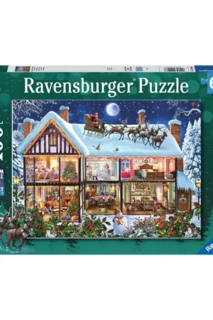 Direct Verzonden Puzzle Kerstmis thuis (100 pcs)