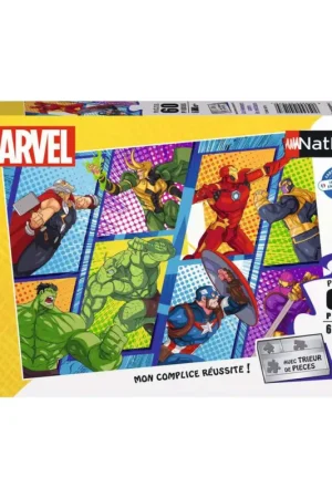 Koop Online Puzzle De Avengers tegen de schurken (60 pcs)