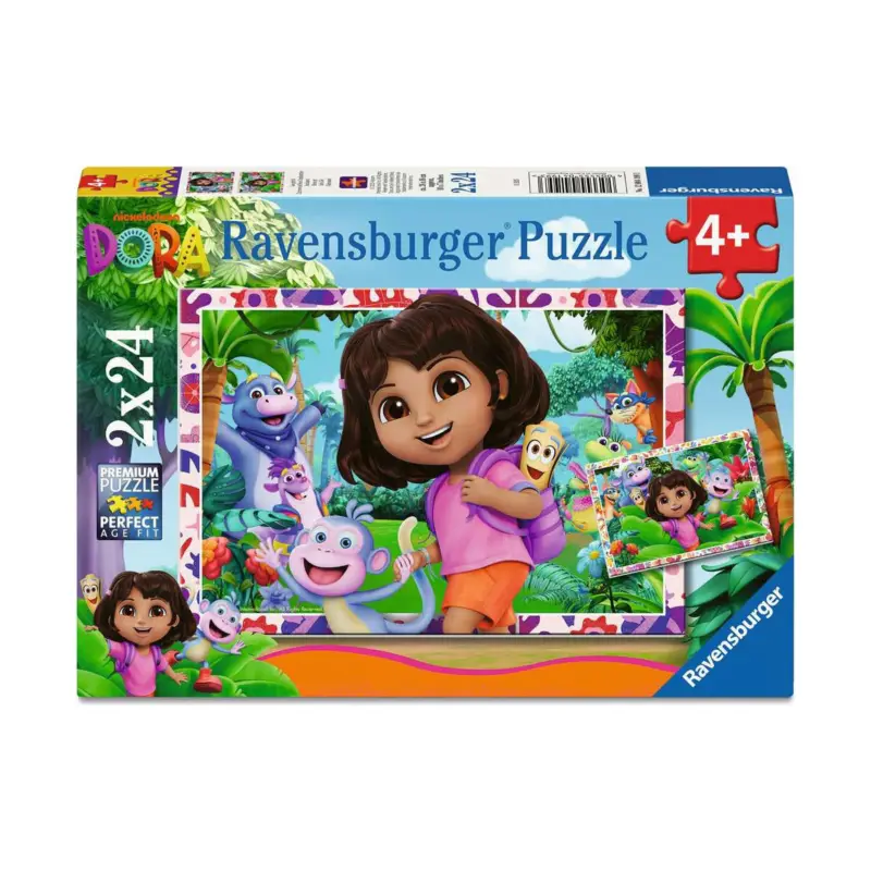 Finale Uitverkoop Puzzle De wereld van Dora de Ontdekkingsreiziger (24 pcs)
