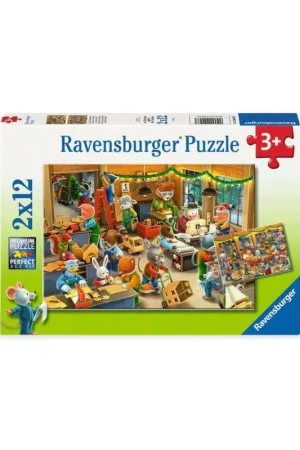 Laatste Versie Puzzle De kerstworkshop (12 pcs)