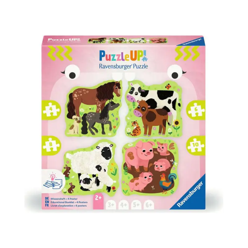 Puzzel mee! Boerderijdieren Puzzle Merkproduct