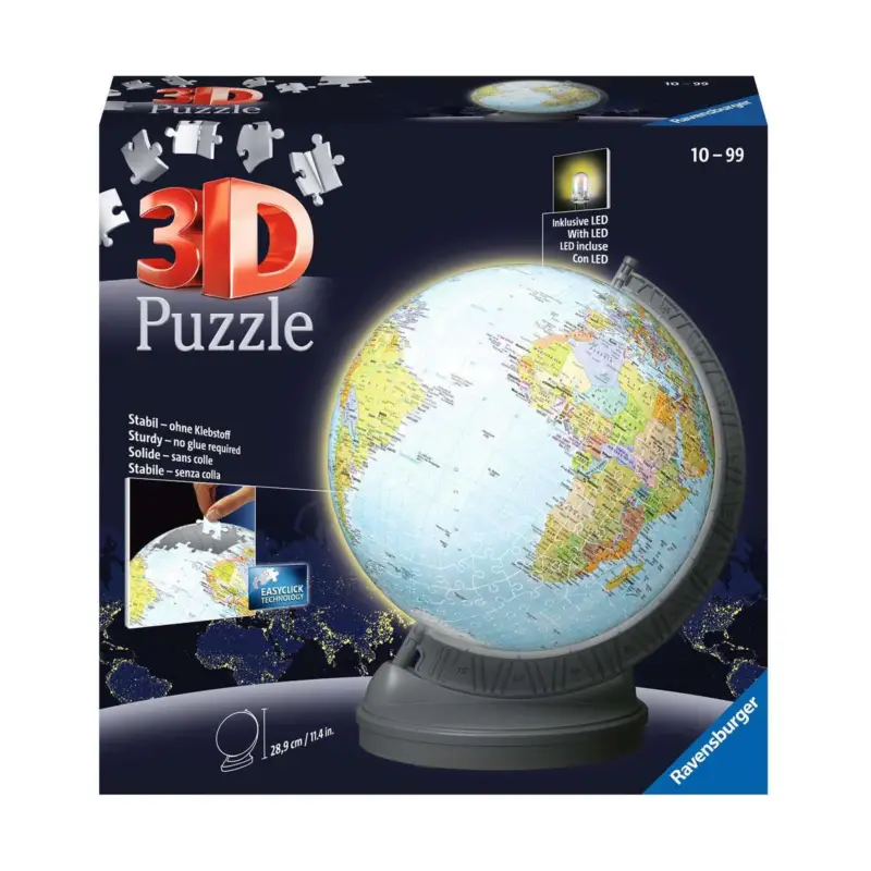 Bestseller Puzzle 3d Verlichte globe (540 pcs)