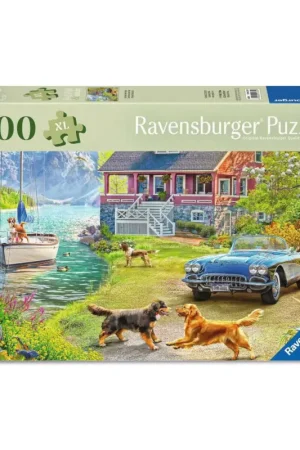 Puzzel Zomerhuis aan het meer (200 pcs) Betaalbaar
