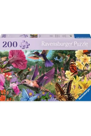 Voordeelprijs Puzzel Kolibries en vlinders (200 pcs)