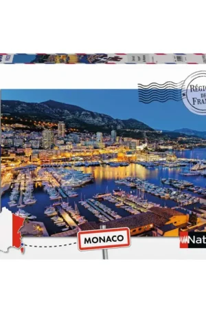 Puzzel Een nacht in de haven van Monaco (1500 pcs) Shop Nu