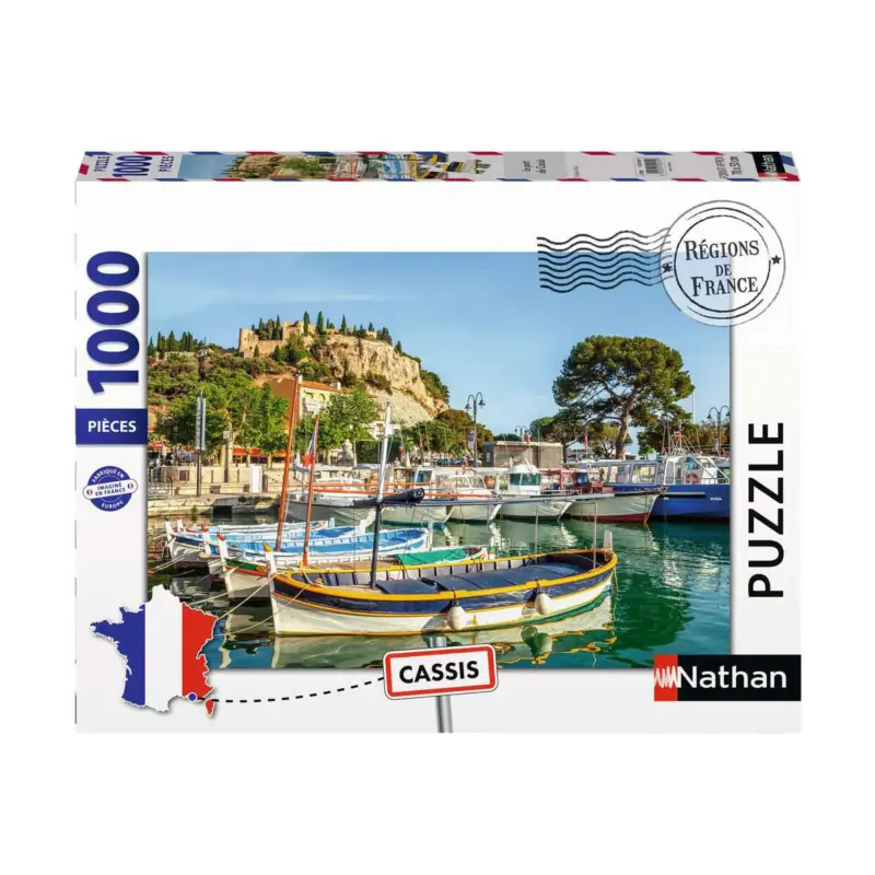 Puzzel De haven van Cassis (1000 pcs) Favoriet