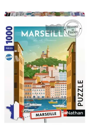Actieprijs Puzzel Marseille-poster / Lodewijk de Poster (1000 pcs)