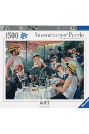 Puzzel De lunch van het roeigezelschap door Auguste Renoir (1500 pcs) Premium