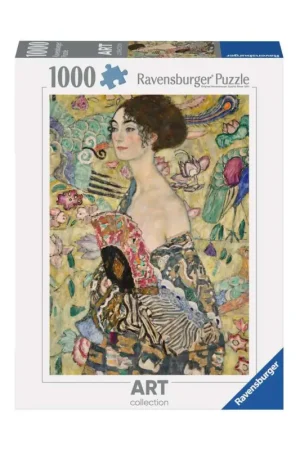 Puzzel De dame met de waaier van Gustav Klimt (1000 pcs) Laatste Kans