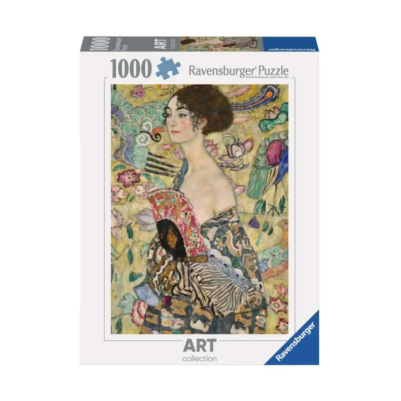 Puzzel De dame met de waaier van Gustav Klimt (1000 pcs) Laatste Kans