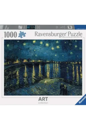 Beperkte Voorraad Puzzel De Sterrennacht boven de Rhône / Vincent V (1000 pcs)