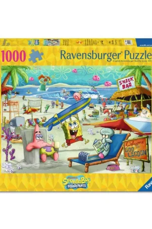 Korting Puzzel Plezier in de Slijmlagune met SpongeBob SquarePants (1000 pcs)