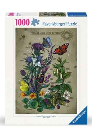Beperkte Voorraad Puzzel De levenscyclus van de vlinder (1000 pcs)