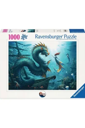 Puzzel Draak, zeemeermin en diepzeeschildpadden (1000 pcs) Direct Verzonden