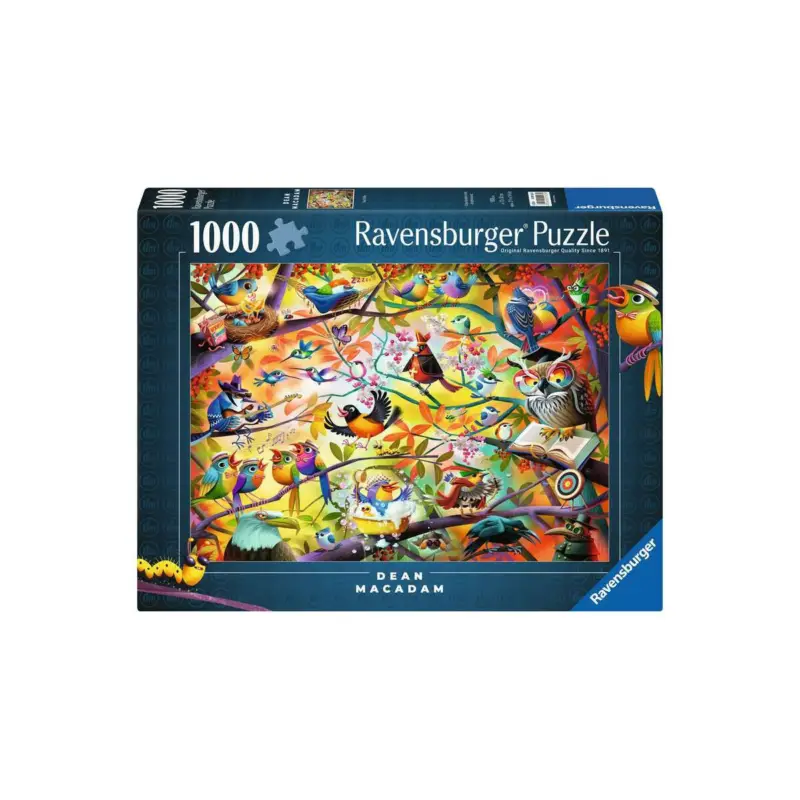 Superprijs Puzzel De drukke vogels (1000 pcs)