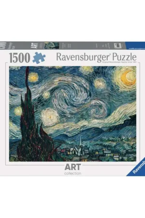 Puzzel De Sterrennacht / Vincent van Gogh (1500 pcs) Hete Deal
