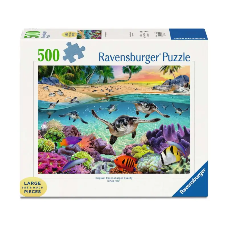 Dagaanbieding Puzzel Babyzeeschildpadden (500 pcs)