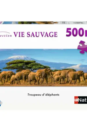 Premium Puzzel kudde olifanten (500 pcs)