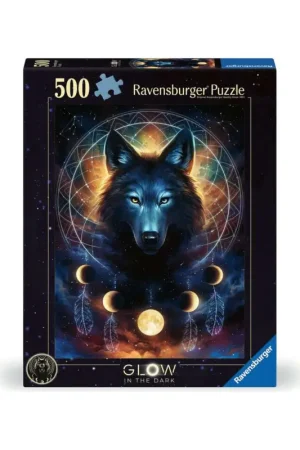 Beperkt Aanbod Puzzel Lichtgevende Wolf (500 pcs)