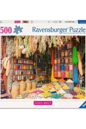 Bestseller Puzzel Specerijenmarkt, Marokko (500 pcs)