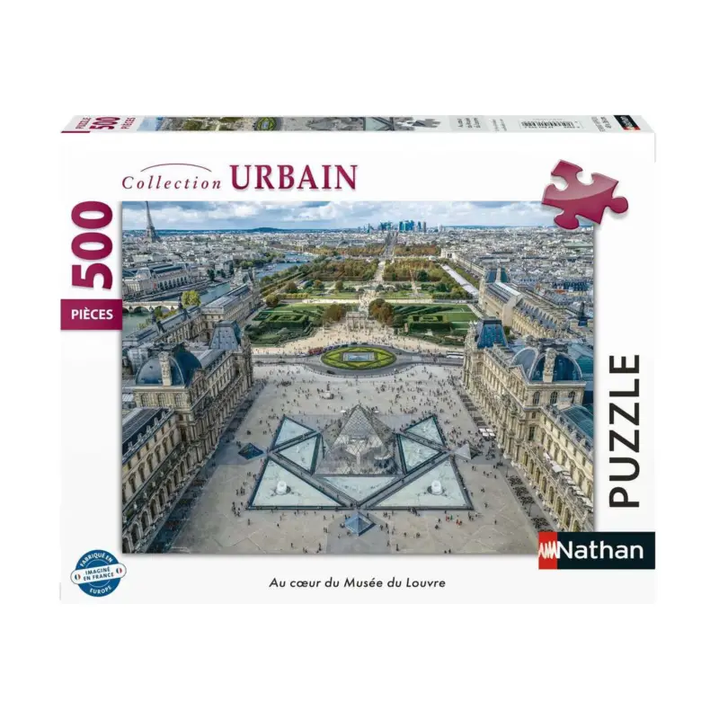 Hoge Kwaliteit Puzzel In het hart van het Louvre Museum (500 pcs)