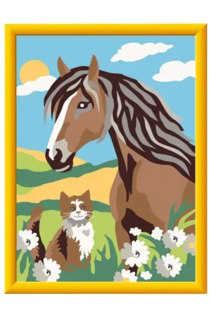 Betrouwbaar Paard en zon