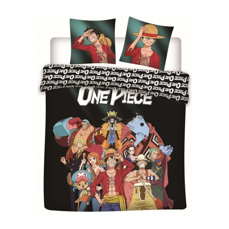 Laatste Versie ONE PIECE - Bed set 240x220cm + 2x65x65cm