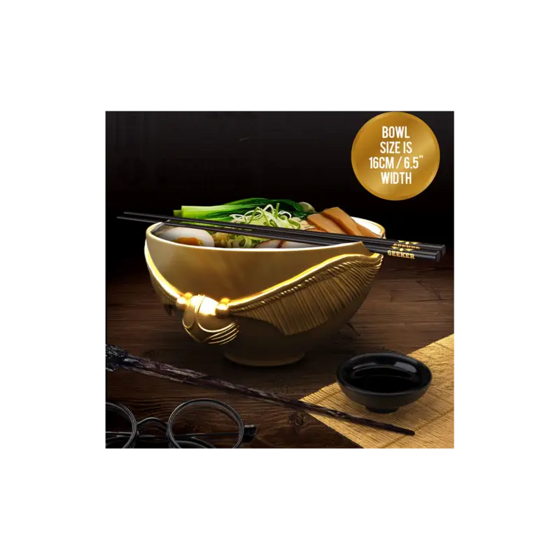 HARRY POTTER - Golden Snitch - Ramen bowl with chopsticks Koop Vandaag