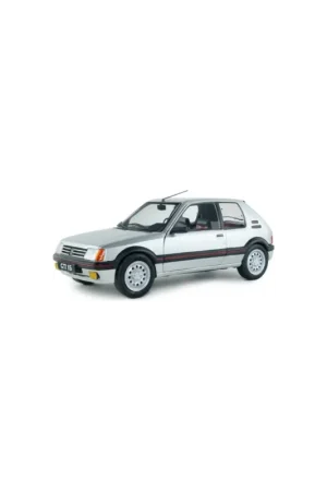 Laatste Versie Solido 1801718 peugeot 205 gti 1,6l mk1 gris futura 1989 1/18 Miniatuur