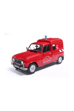 Veilige Betaling Solido 1802210 renault 4lf4 pompier red 1976 1/18 Miniatuur
