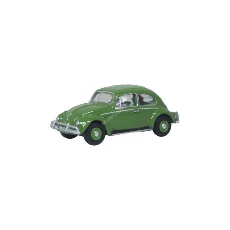 Op = Op Green volkswagen beetle Miniatuur