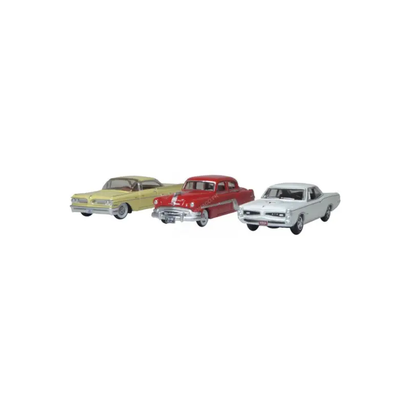 Set of 3 pontiac centenary 2026 Miniatuur Hete Deal