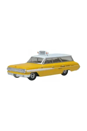 Koopje Ford country station wagon central school bus 1964 yellow Miniatuur