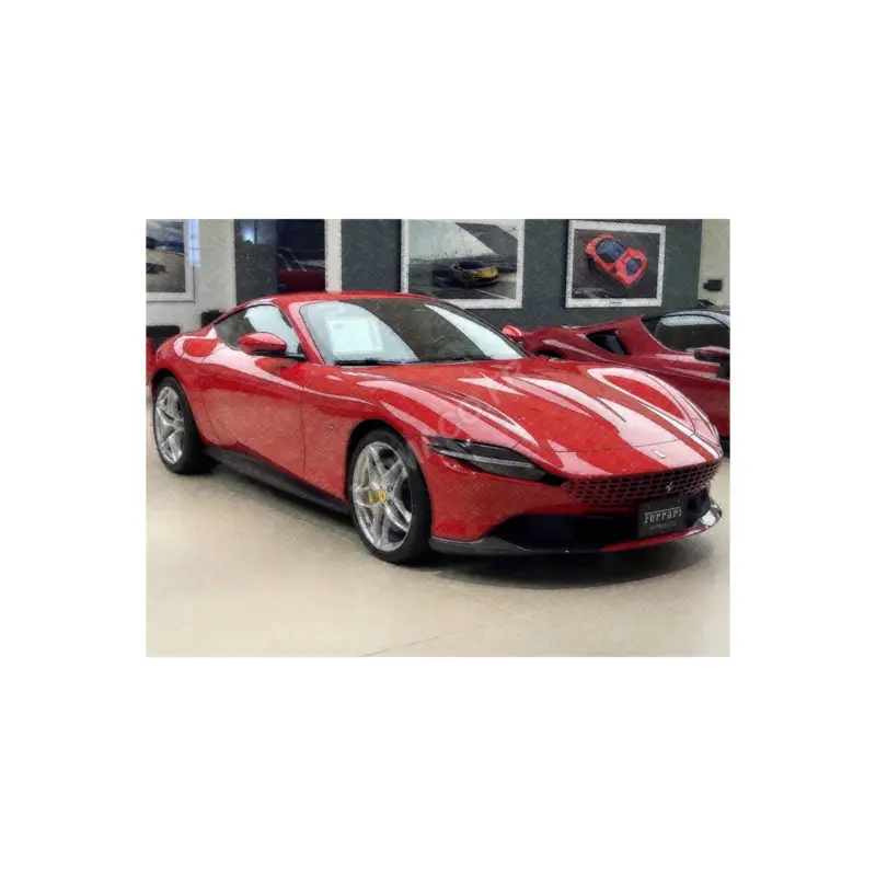 Ferrari roma 2019 red "rosso corsa 322" (box with rhodoid) Miniatuur Beperkt Aanbod