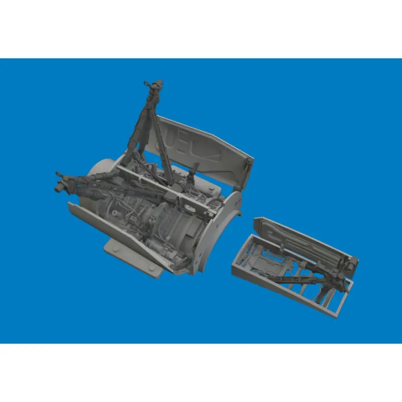 Favoriet Eduard 6481188 brassin f-16c wheel bays & legs heavyweight print (for tamiya) 1/48