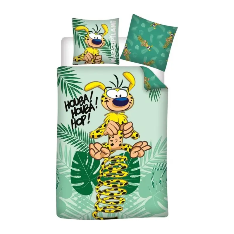 MARSUPILAMI - Houba Houba Hop - Bedding set 140x200cm + 65x65cm Laatste Kans
