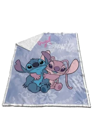 Voordeelprijs LILO & STITCH - Stitch & Angel - Sherpa Blanket 120x150cm