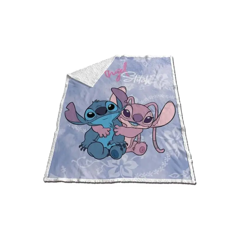 Voordeelprijs LILO & STITCH - Stitch & Angel - Sherpa Blanket 120x150cm