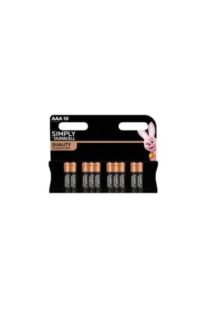 Duracell Simply AAA LR03 Batteries Pack of 10 Uitverkoop