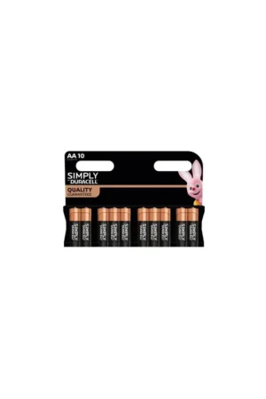 Weekendaanbieding Duracell Simply AA LR6 Batteries Pack of 10