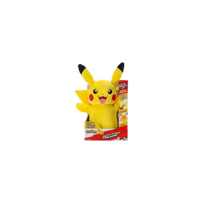 Bestel Nu Pokémon - 28cm Electronic Plush - Pikachu with Lights and Sound