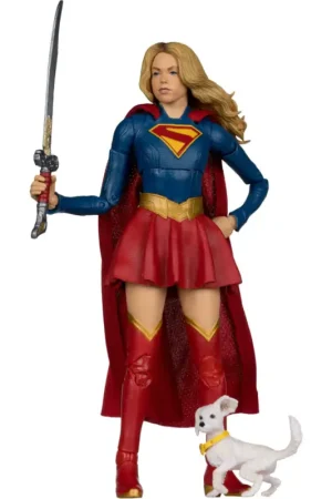 Flitsaanbieding DC Theatrical Deluxe - Figure 4 Supergirl and Krypto 18 cm Figuurtje